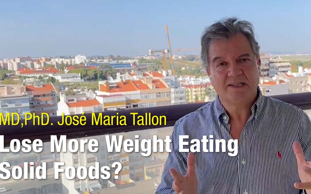 Emagrecer mais comendo alimentos sólidos!