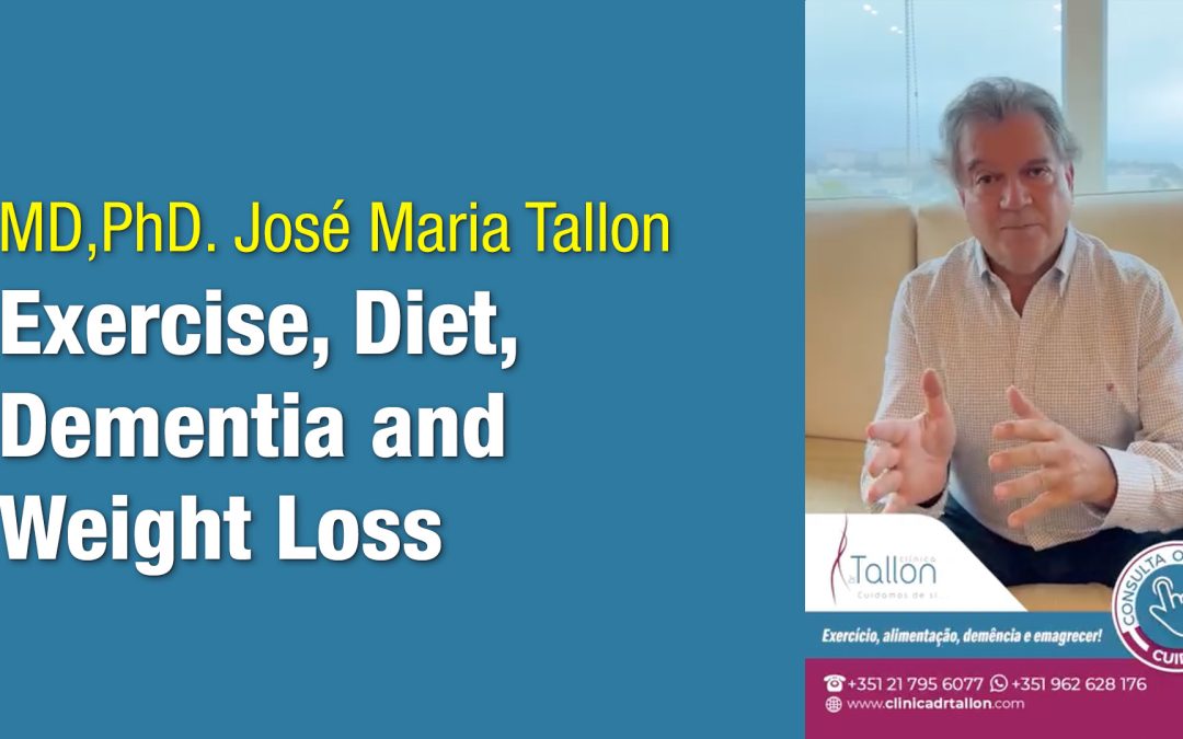 Exercício, alimentação, demência e emagrecer