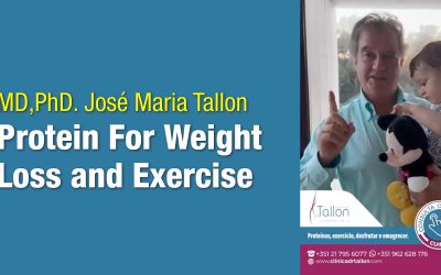 Proteínas, exercício, desfrutar e emagrecer